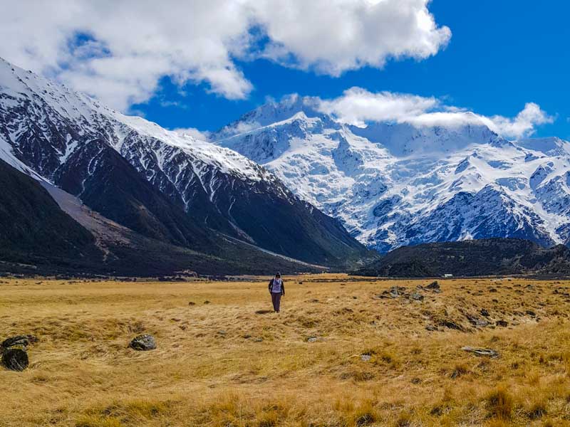 Hooker Valley Track at Mount Cook National Park