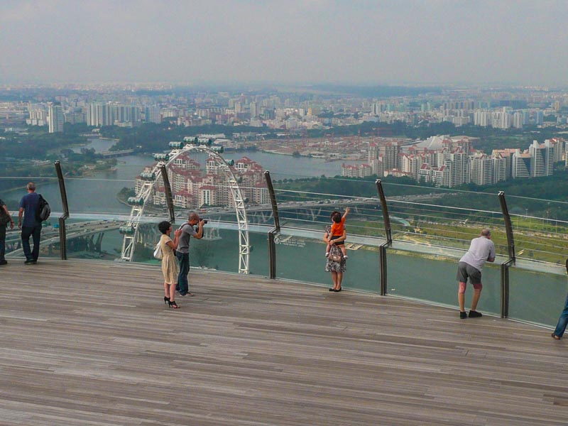 You can still get amazing Singapore view from the Skypark Observation Deck