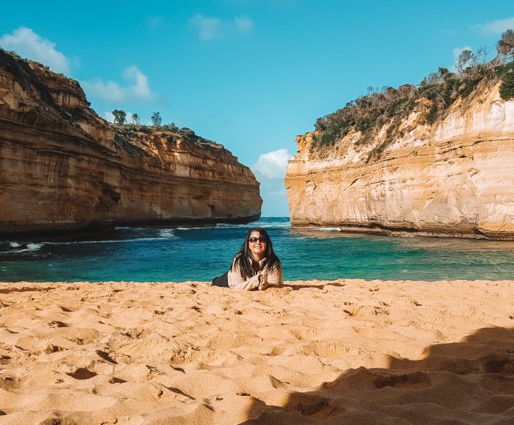 Aquarius Traveller at Loch Ard Gorge, Victoria Australia
