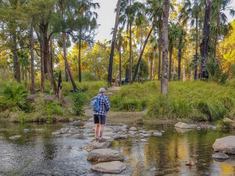 First Creek Crossing in the National Park, Queensland Australia
