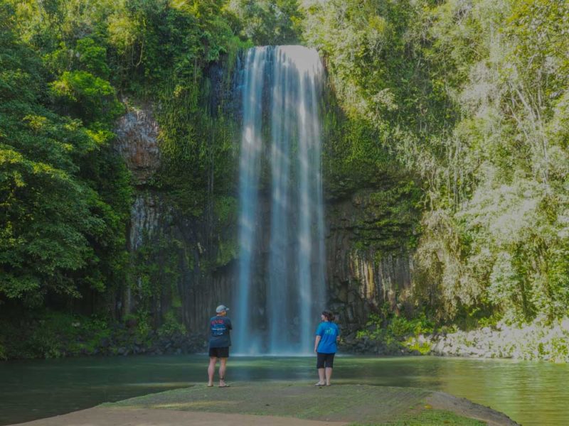 Aquarius Traveller at Millaa Millaa Falls, Atherton Tablelands North Queensland