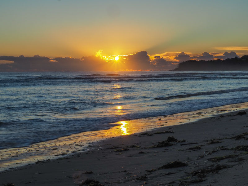 Sunrise views on North Stradbroke Island