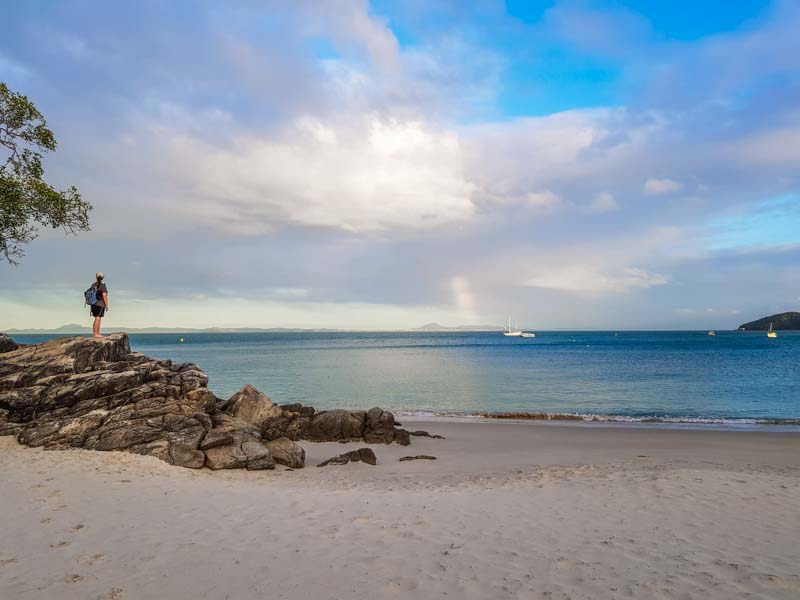 Getting ready to jump into the waters of Great Keppel Island