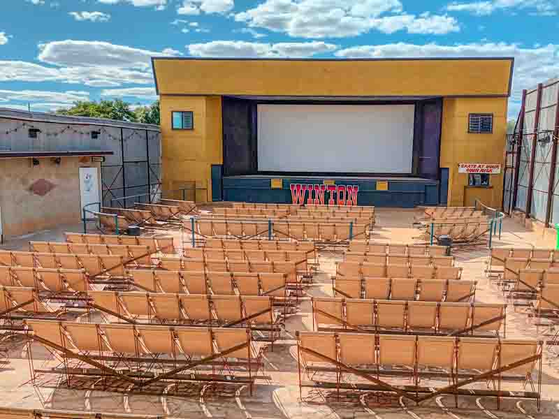 Watch the movies under the Stars in the Royal Open Air Theatre