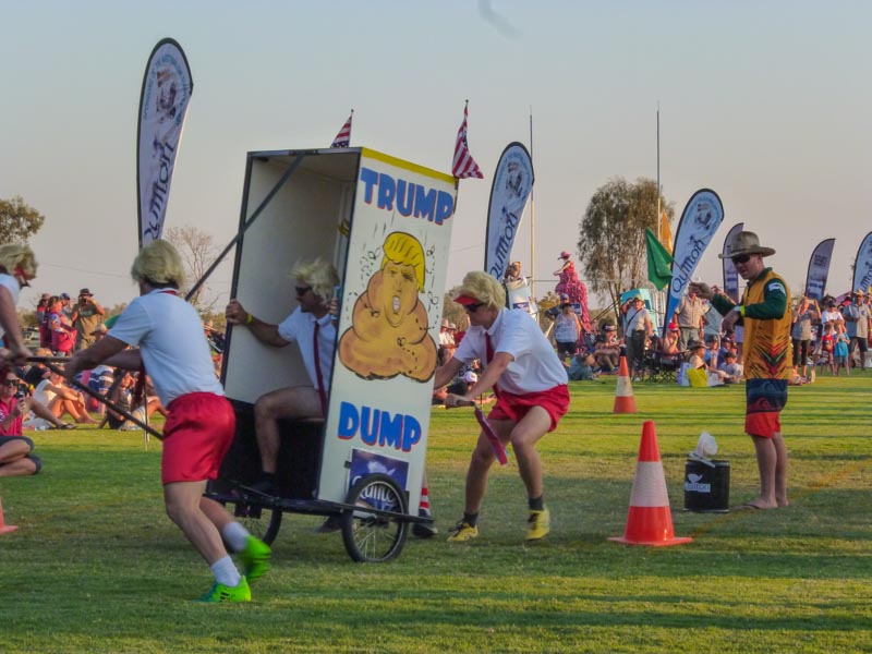 Winton Outback Festival Dunny Derby Competition