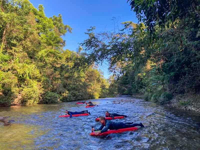 Floating down the River Rapids