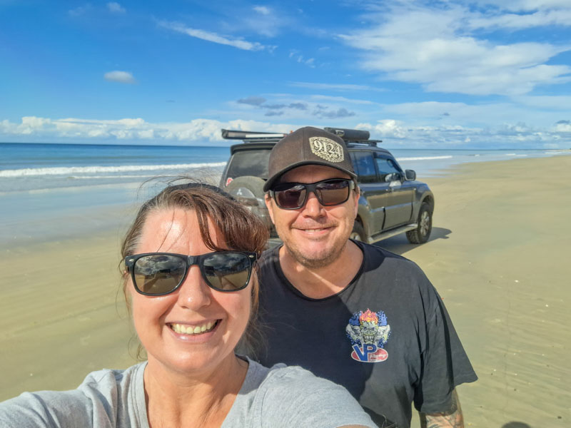 Matt and Chris on Kinkuna Beach