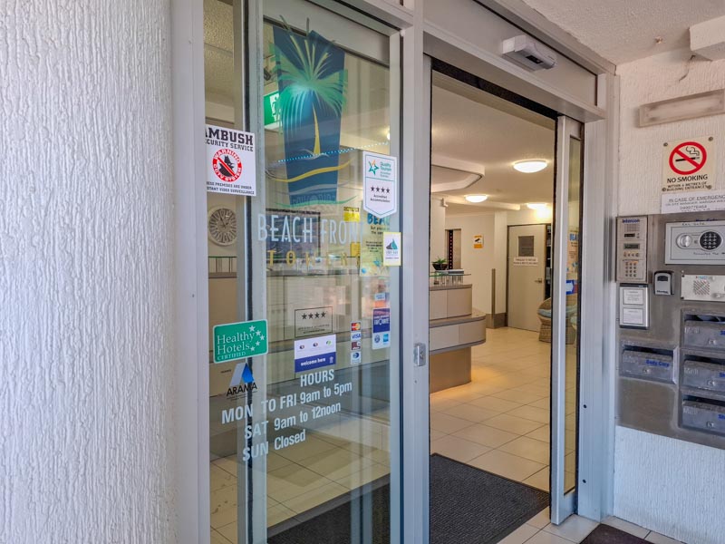 Street Entrance for Check-in