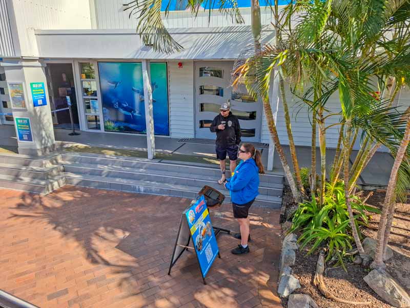 Check in Desk for Aquaduck ride