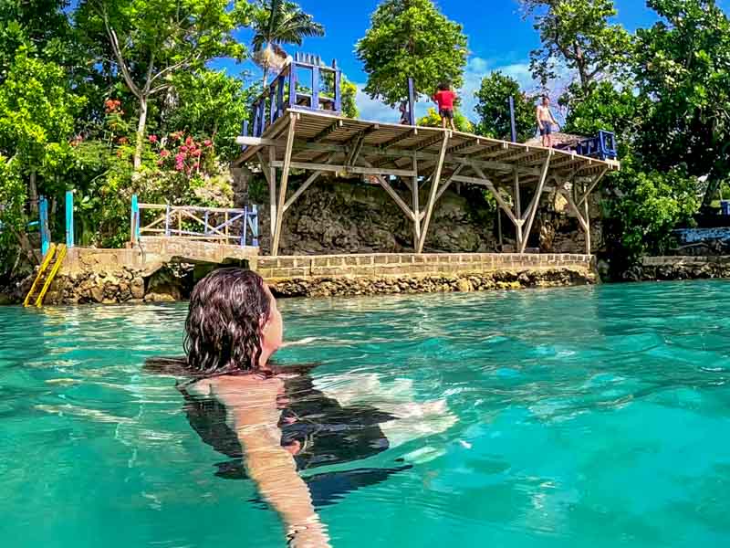 Chris Fry Aquarius Traveller Swimming Blue Lagoon Vanuatu
