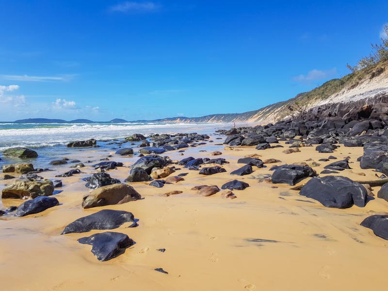 Mudlo Rocks at Rainbow Beach